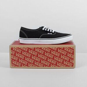 Vans Authentic Low top Black/white canvas Size 10